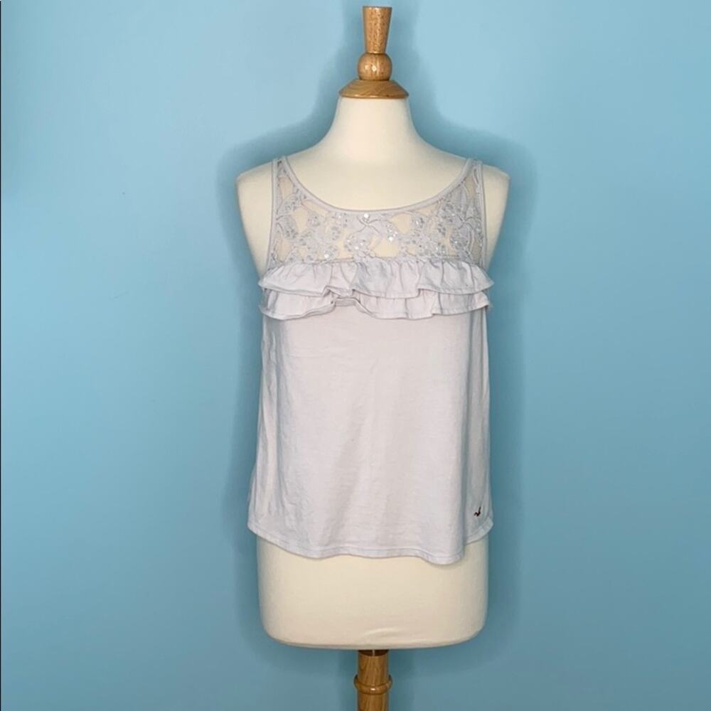 Grey Tank Sequins Details 0129